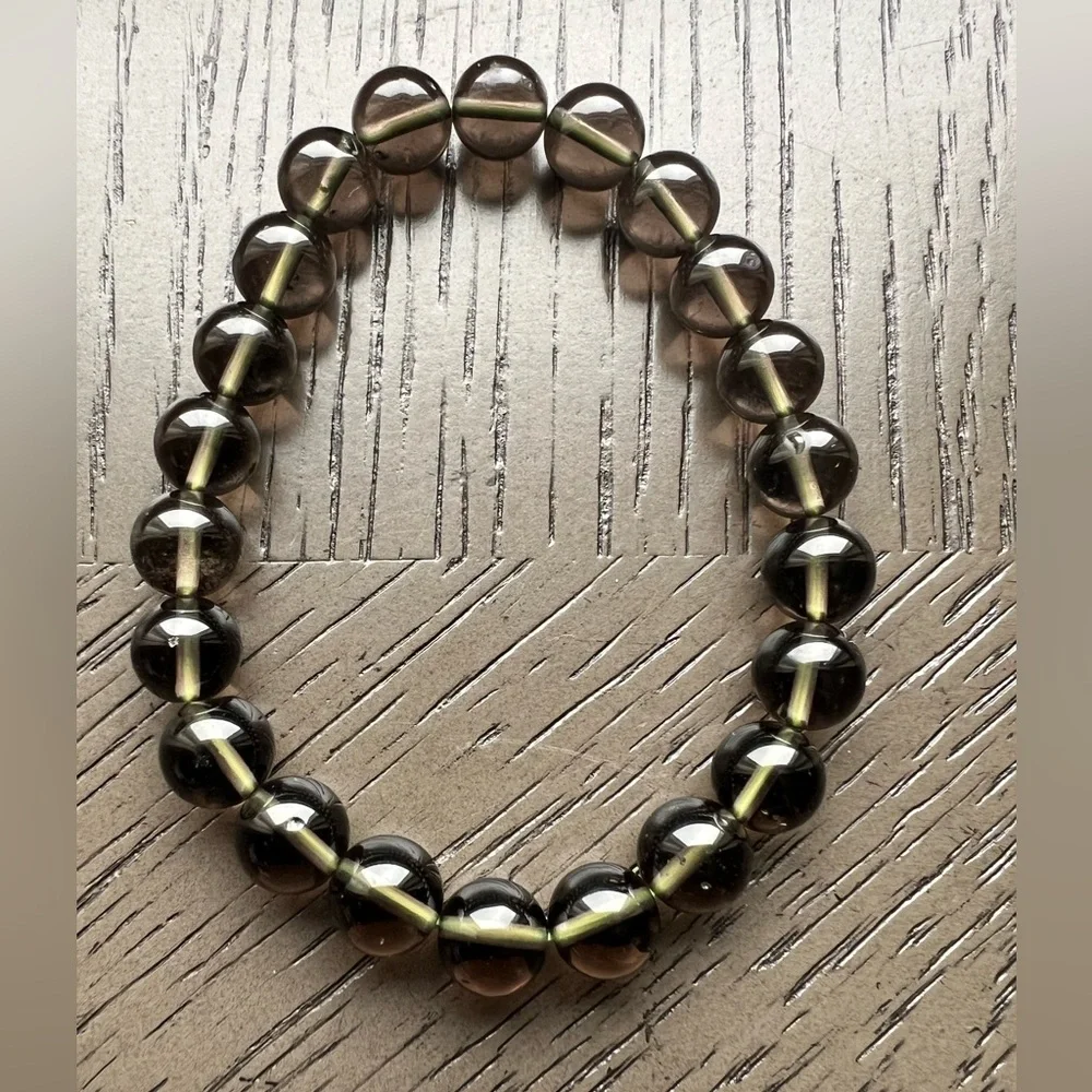 Tektite- Cintamani saffordite bracelet 8mm SIZE 6.5’ - Picture 5 of 6